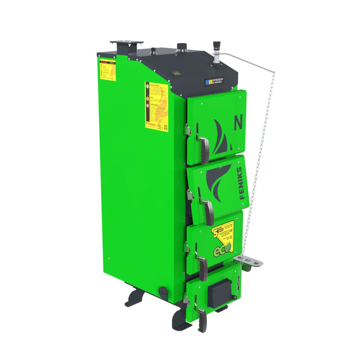 Твердопаливний котел Feniks серія N 10 кВт